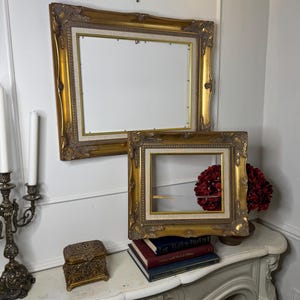 Vintage Ornate Gold Sorélle Frame: French Baroque Style