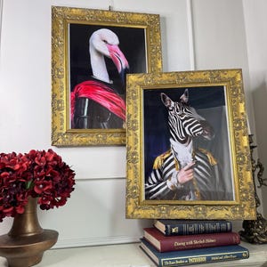 The Vintage Baroque Banter Matching Frame Set | Gold Glazed Ornate Wall Art | Matching Decorative frames
