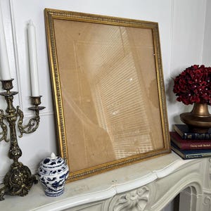 Antique Slim Gold Frame | Antique Unique Edge Gold & Grey Themed Camberleigh Frame - Ornate Frame