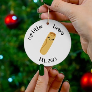 Philippines 2023 Christmas Ornament, Our Little Lumpia, Filipina, Philippines, Gift Filipina, Gift Pinay, Pinoy, Filipino American, holiday