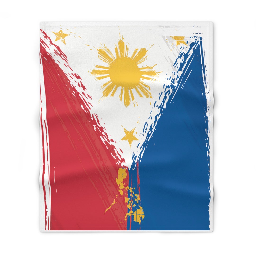Filipino Throw Blanket Philippines Flag Gift for Filipina Etsy