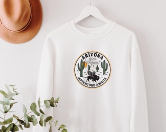 Arizona Crewneck Sweatshirt | Unisex Comfort Sweatshirt | Trendy Sweatshirt | Desert Aesthetic