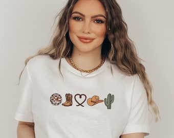 Cowgirl Summer T-Shirt | Women's Comfort Tee's | Bachelorette Party Shirts