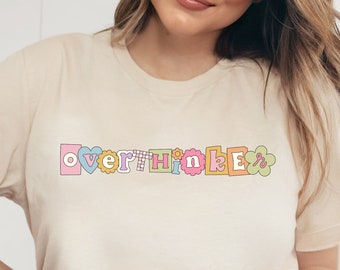 Overthinker Graphic Tee | Unisex Comfort Vintage Tee | Boho Self-Care T-Shirt
