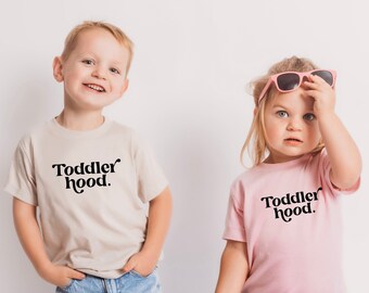 Toddler Hood kids Short Sleeve Tee | Unisex Retro Toddler Shirt | Kids Summer Shirt