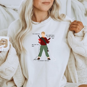 Home Alone Man of the House T-Shirt | Holiday Comfort Colors Shirt | Christmas Shirt