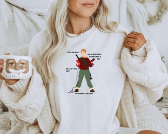 Home Alone Man of the House T-Shirt | Holiday Comfort Colors Shirt | Christmas Shirt