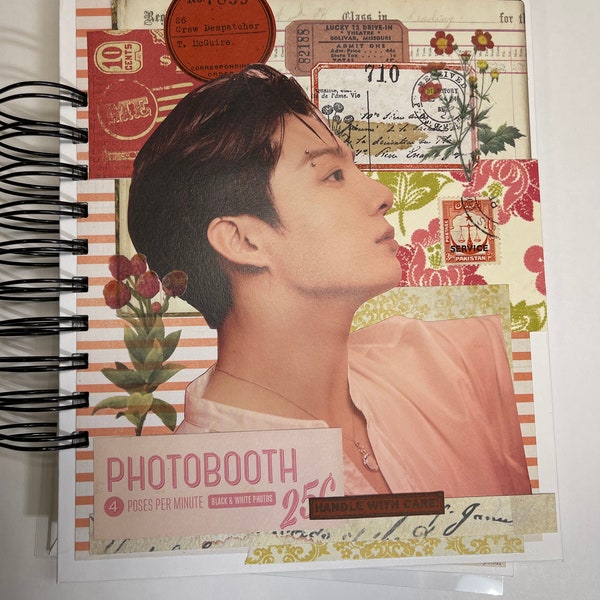 BTS Jungkook / K-pop Blank Journal / Junk Journal