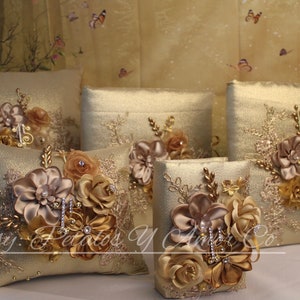 Quinceañera complete set bible, photo album, kneeling pillow, guest signature book, money box, flower bouquet, bear , wedding, boda, XV
