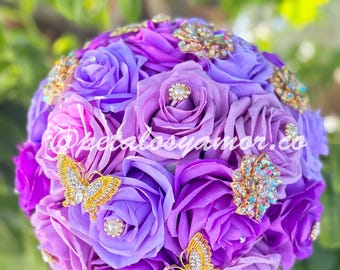 Ramos de quince, flower bouquet for sweet 16