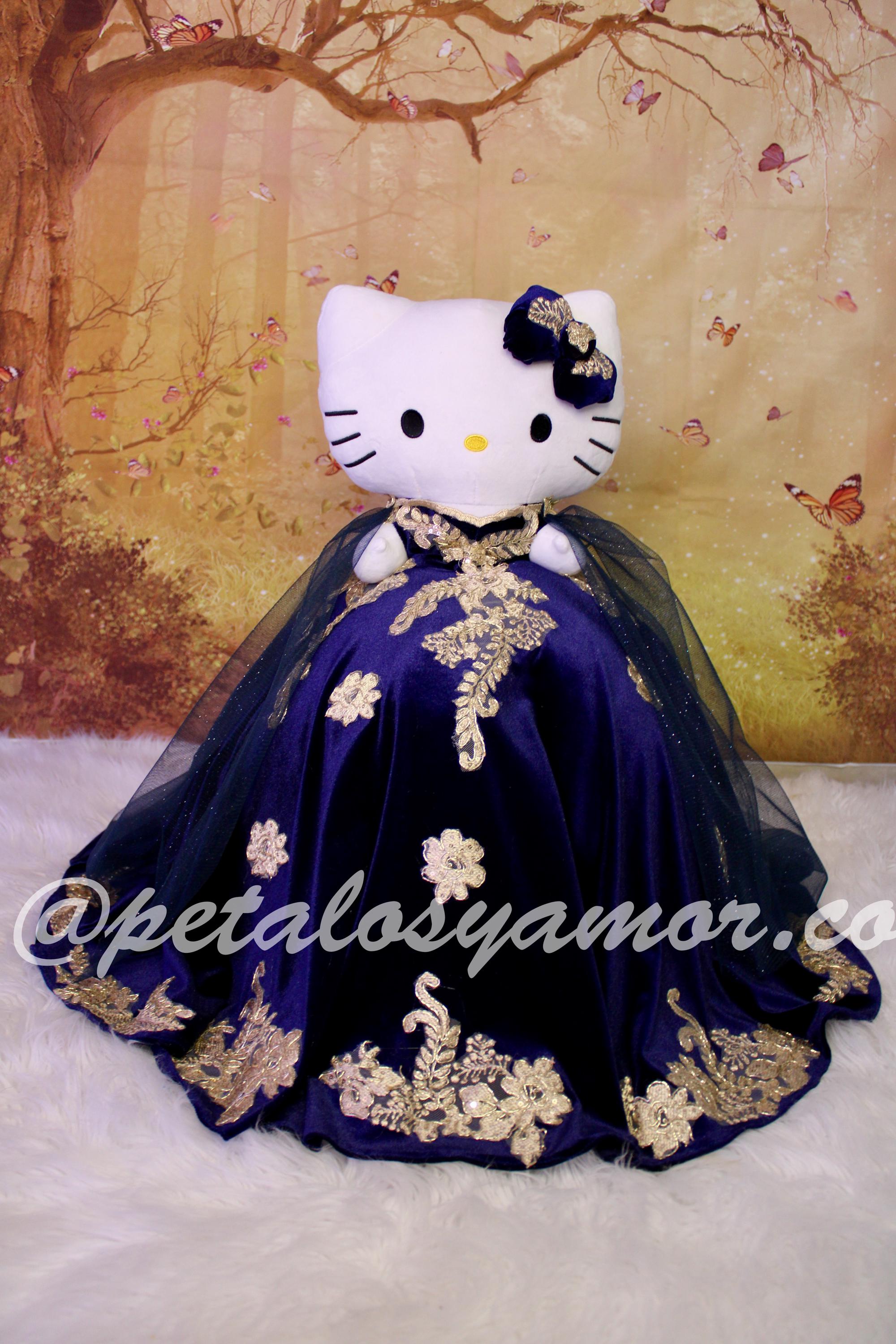 hello kitty blue dress A-Line Maxi Chiffon Mother of Bride Dresses COCOMELODY CM0237, Black main image 1