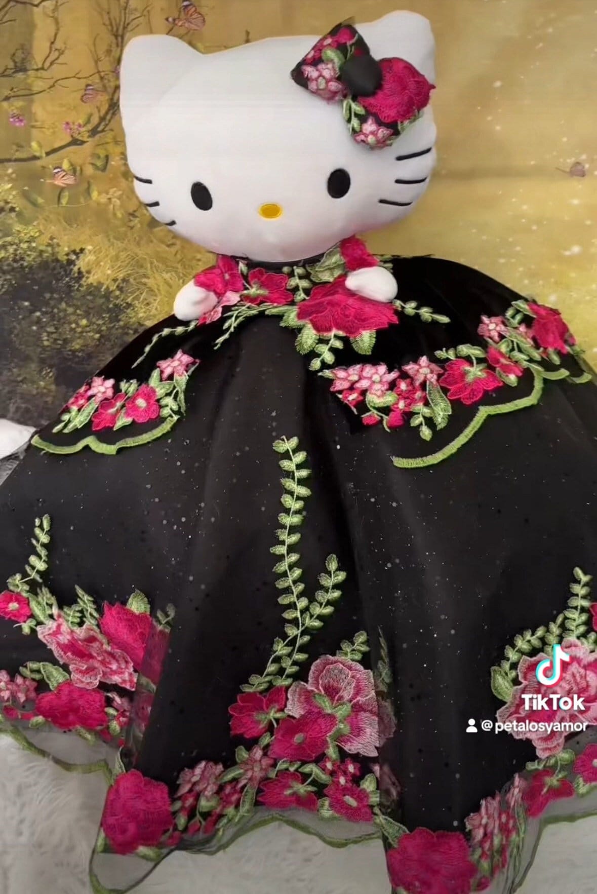 Hello Kitty Custom Quince Dress Etsy