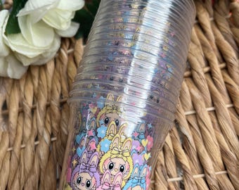 Bubus Girls party cups, party decorations cups cute little monsters