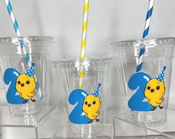 Cantico Two Years Old cups , party decorations cups, Boy Canticos party decorations