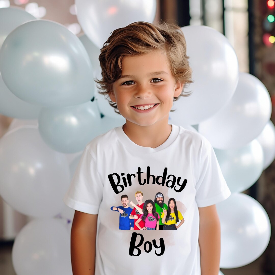 Spy Ninjas Tshirt | Birthday Boy Tshirt Birthday | Tv Shows Boy
