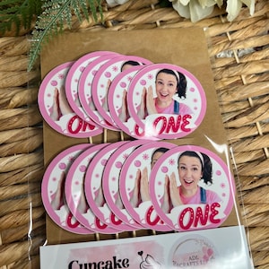 Ms Rachel cupcake toppers, ms rachel birthday