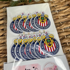chivas cupcake toppers, chivas party decoration, mexican team