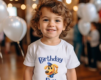 Safety Sheriff Labrador Birthday Boy | Safety Labrador sheriff tshirt | Sheriff Labrador Birthday shirt