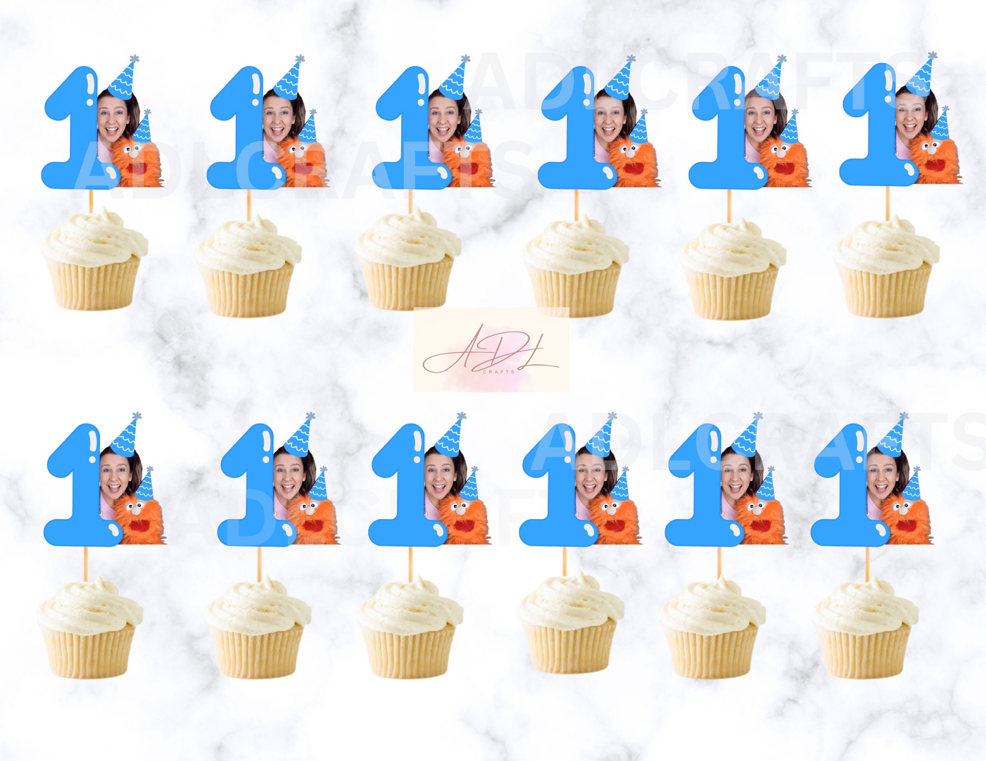 First Birthday Ms Rachel Cupcake Toppers, Ms Rachel Party for Boy ...