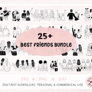 Beste vrienden Svg Friendship Day Besties Svg beste vriendinnen Svg vrienden voor altijd Svg mannelijke vriendschap Svg-bestand voor cricut, Bff Svg, Png