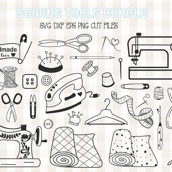 Sewing Svg Sewing Machine Svg Sewing tool bundle sewing accessories SVG sewing SVG bundle, Digital stamps sewing,  Sewing, Quilting svg