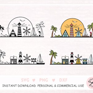 Chaise de plage phare de la côte maritime d'eau de mer Vector svg, bienvenue en allemand dans le nord, un téléchargement numérique au format .svg .png .jpg .esp .pfd