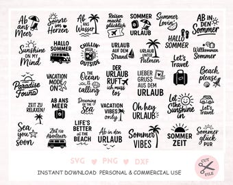 Urlaub Svg Bundle, Travel Svg, Hallo Sommer, Heart worls svg, Maleta svg, Viaje mundial svg, Viaje en globo svg