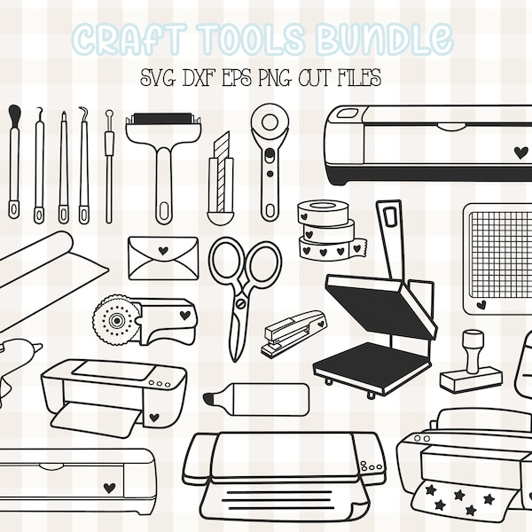 Bundle cutting machine SVG plotting SVG cutting machine craft cutting machine tool Svg, Craft Clipart, Planner Girl Clipart