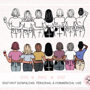 Imágenes prediseñadas de mejores amigas, imágenes prediseñadas de mejores amigas, hermanas unidas, cócteles, imágenes prediseñadas de chicas de moda, imágenes prediseñadas de hermanas del alma, PNG personalizable