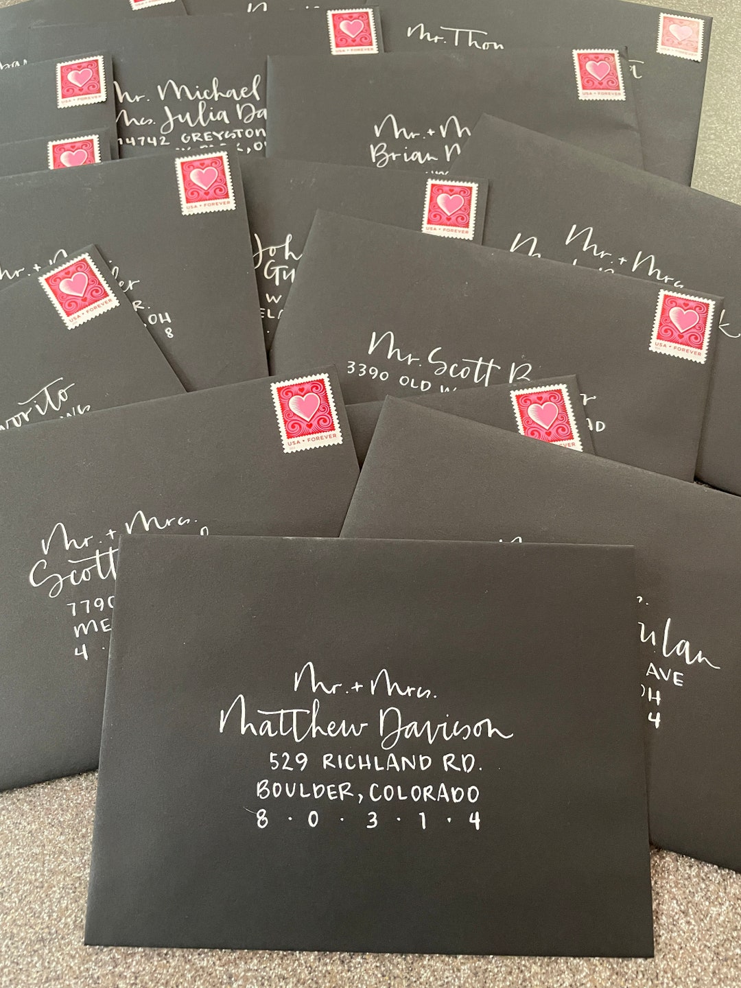 Custom Calligraphy Envelope Addressing Wedding Calligraphy - Etsy Israel custom-calligraphy-envelope-addressing-wedding-calligraphy-etsy-israel
