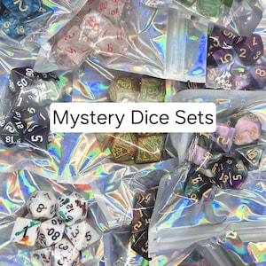 Mystery Dice Set- D&D Dice- Random