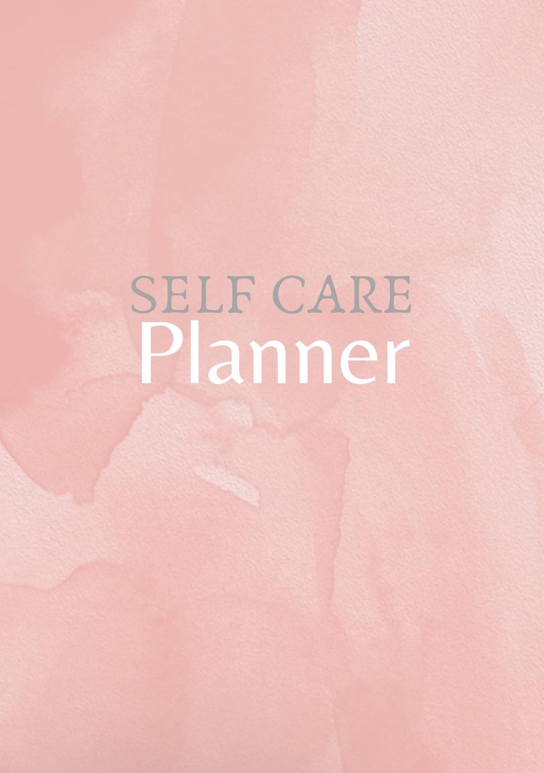 52-page Self Care Planner Printable PDF | Wellness Journal With Prompts ...