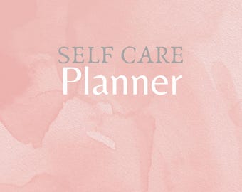 52-Page Self Care Planner Printable PDF | Wellness Journal with Prompts | Guided Mental Health Tracker
