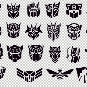 Transformers Logo layered SVG, Cricut, Silhouette file, Cut files, Layered digital vector file, Digital download, Decor, Decal