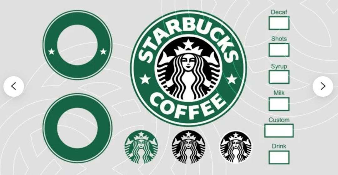 Starbucks Template Svg Starbucks - Il 1080xN.4841675743 Pmwr 