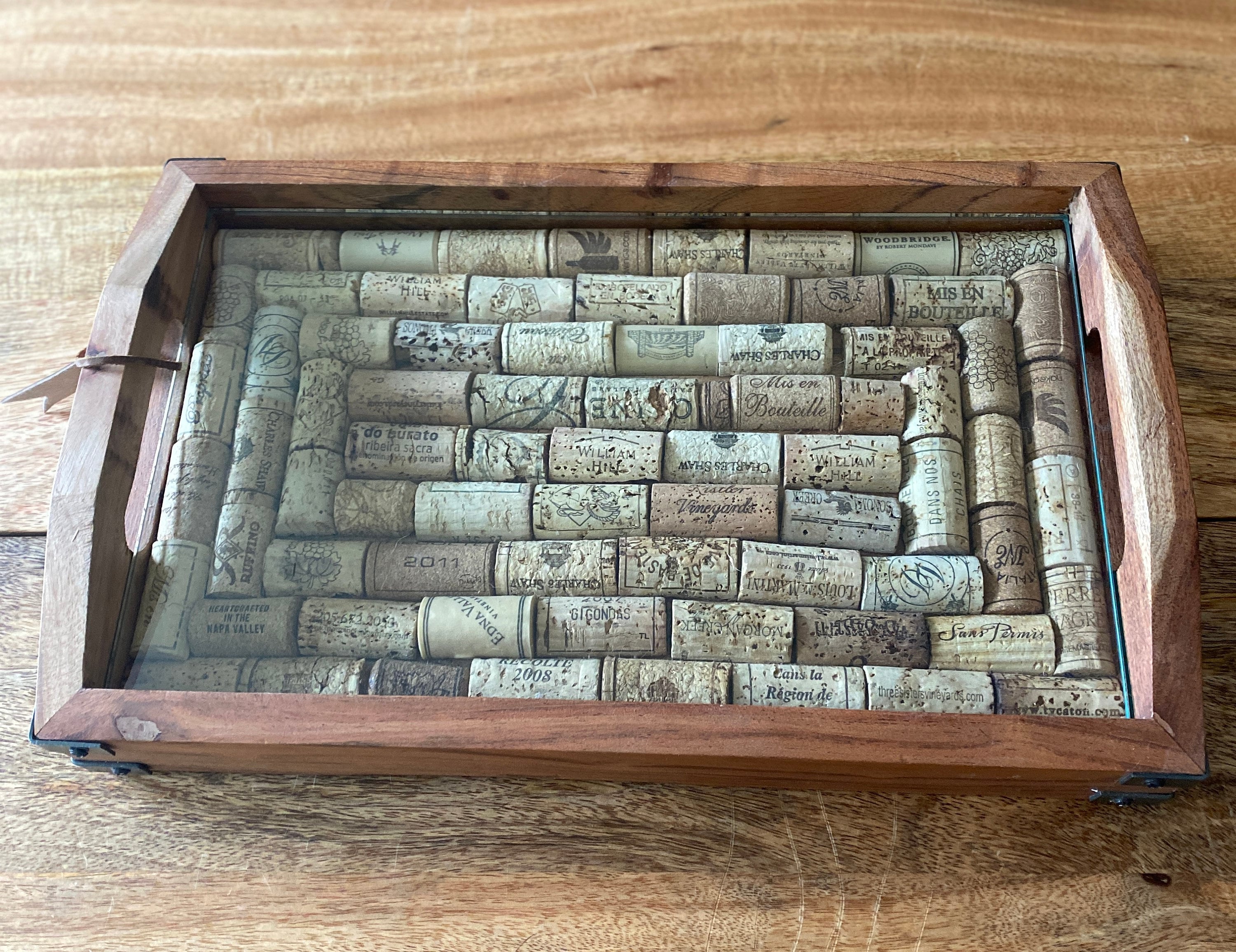 Wine Cork Serving Tray Etsy