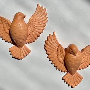 Vintage Pink Burwood Birds and Butterflies