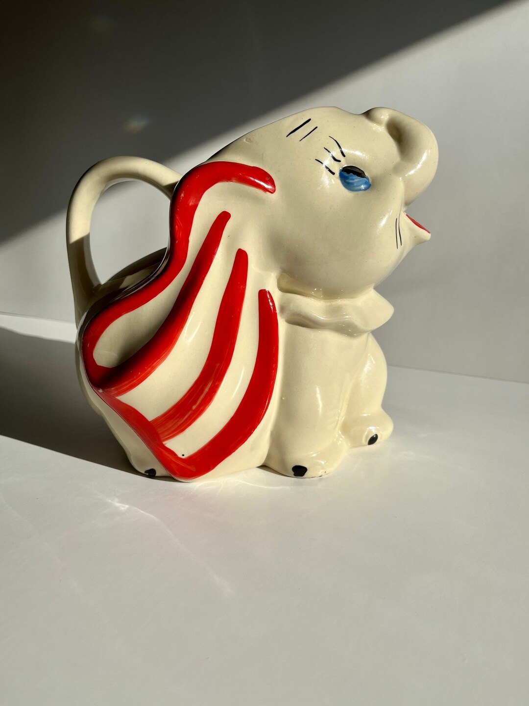 Vintage Elephant Pitcher Etsy