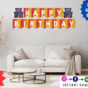 Rebelde Decorations, Rbd Birthday Banner, RBD Party Banner , Topper