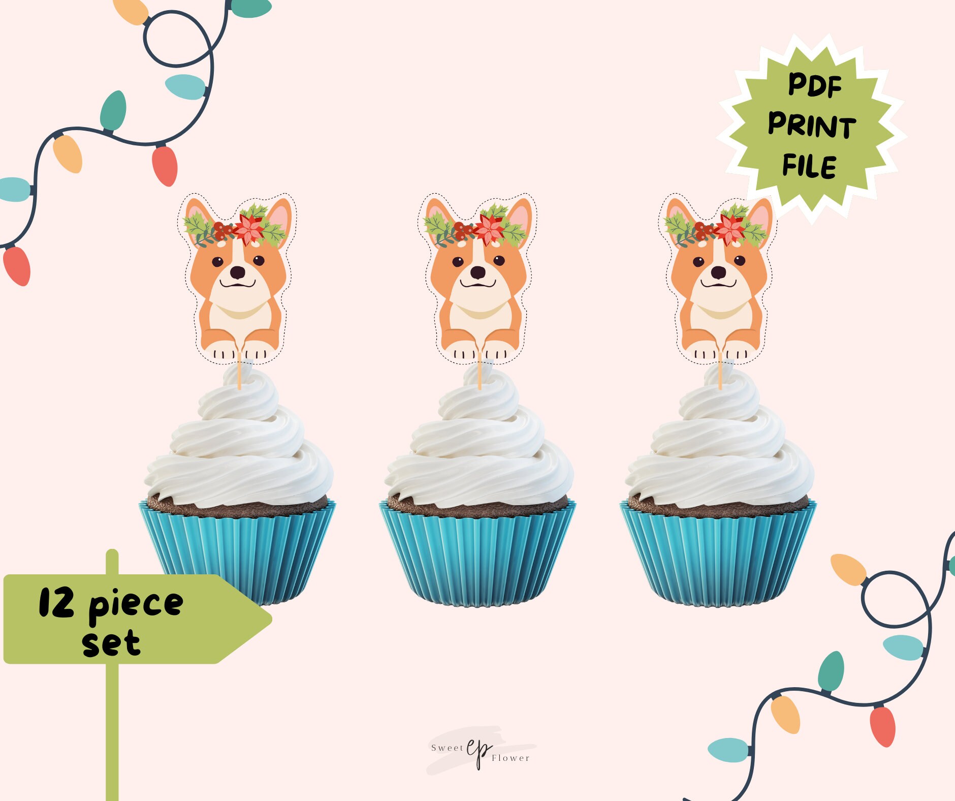 Corgi Cake Toppers Etsy Canada