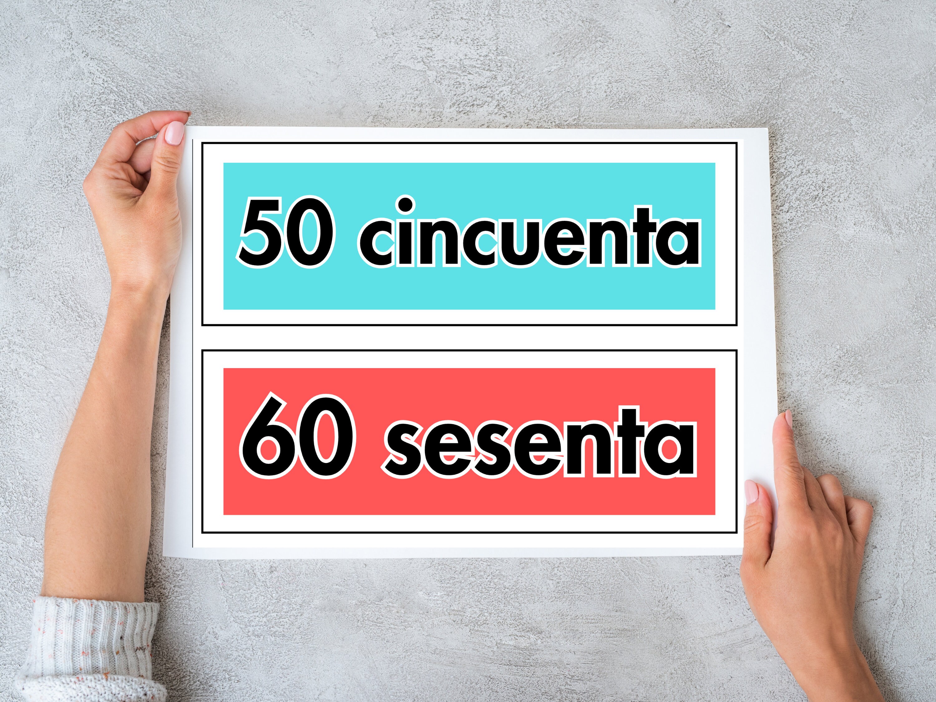 Spanish Numbers 1-100, Numbers Bilingual Edu, Números En Español ...