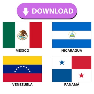 Spanish-speaking Countries With Flags, Spanish Classroom Decor ...