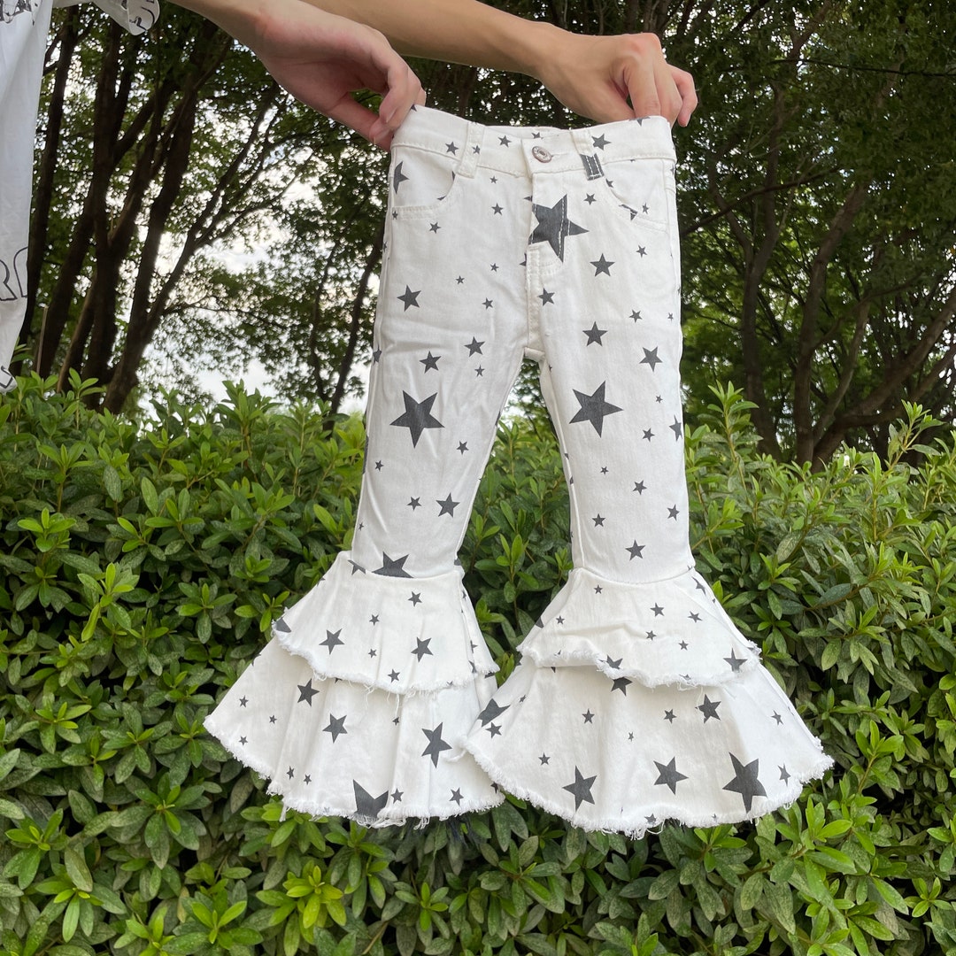 Baby Bell Bottom,toddler Bell Bottom,girl Flare Jeans,kid Bell Bottom Jeans,baby Flare Jeans