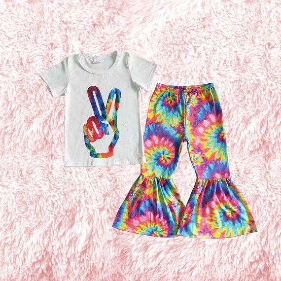Tie dye baby girl cheap clothes