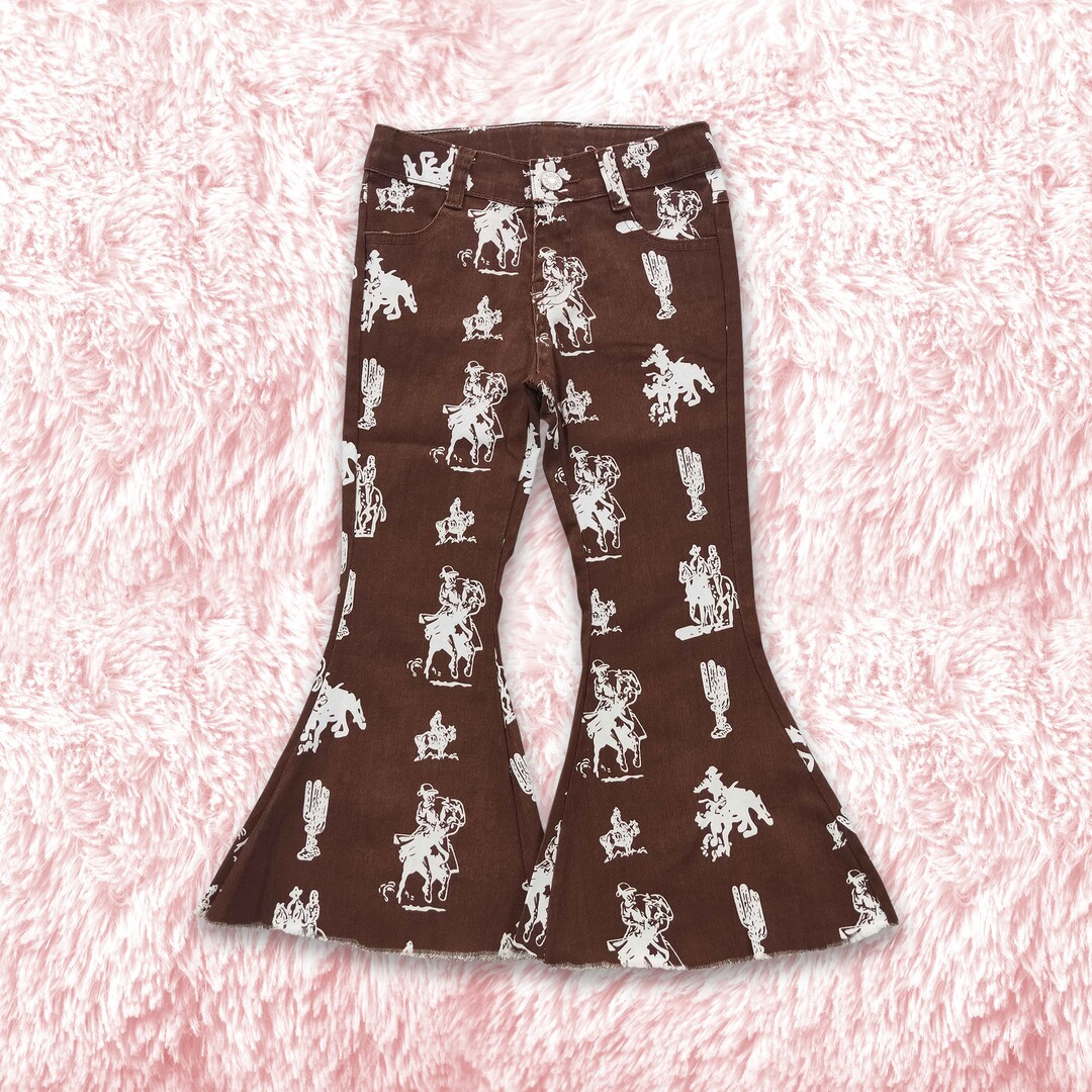 Brown Bell Bottombell Bottom for Girlinfant Girl Bell Bottom Etsy