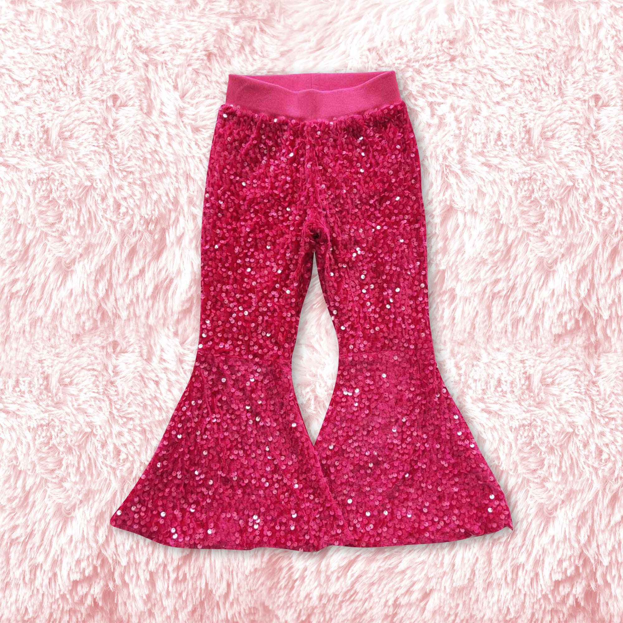In Barbie's Bubble Sequin Flare Pants