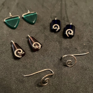 Vintage interchangeable earring set