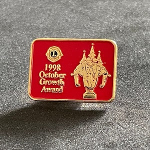 Vintage Lion’s Club award