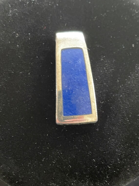 Vintage Lapis Lazuli Pendant - image 7
