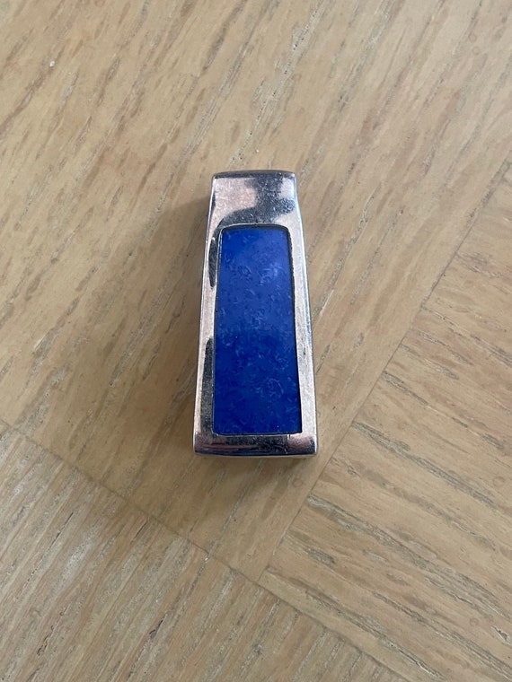 Vintage Lapis Lazuli Pendant - image 1